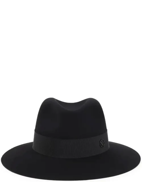 Hat Wool Tonal Wide Brim