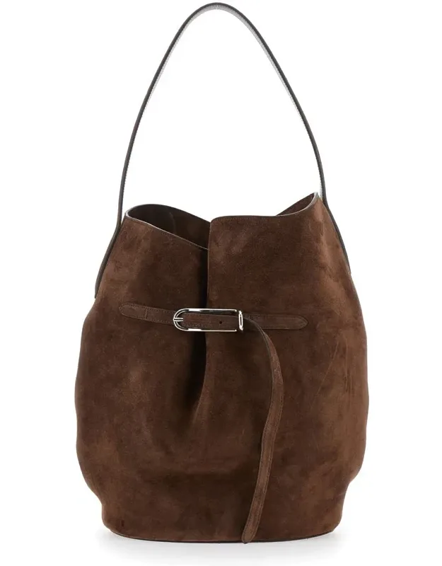Belted Bucket Shoulder Bag