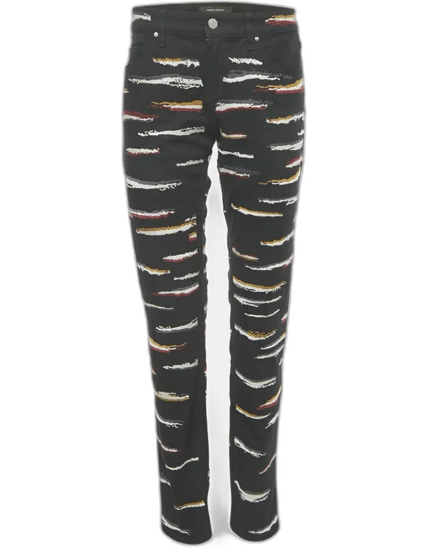 Embroidered Denim Jeans
