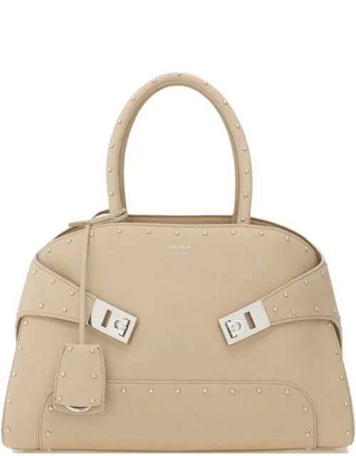 Bag Decorative Stud Detailing, Top Handles