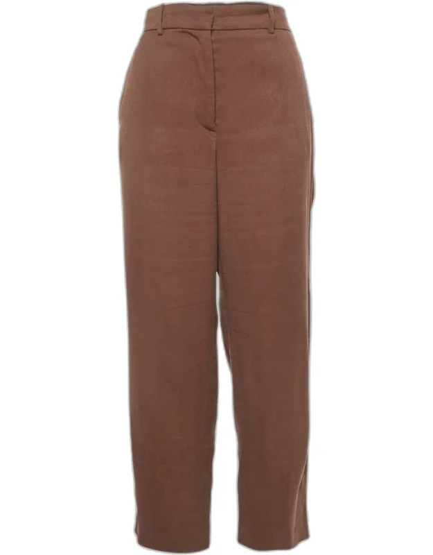 Crepe Straight Leg Trousers