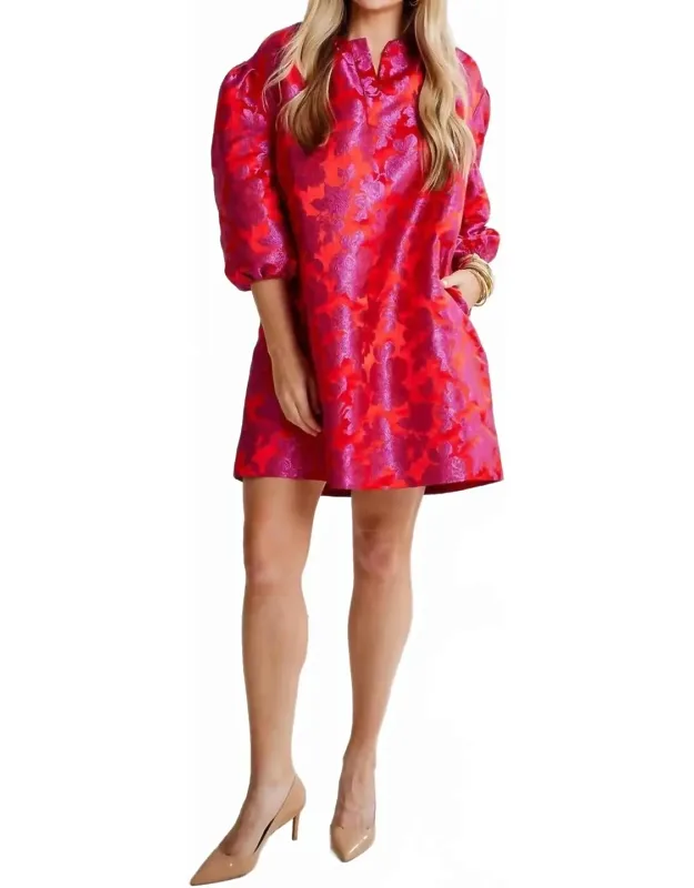 Asher Jacquard Dress