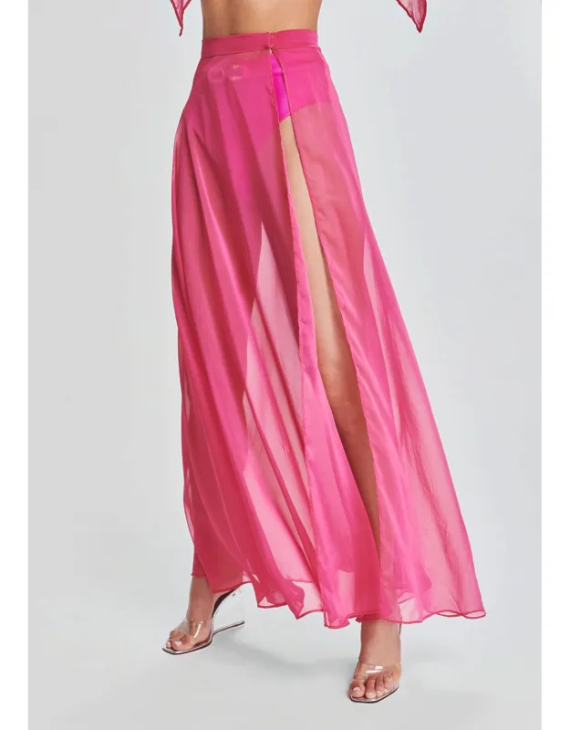 Alaia Long Slit Skirt