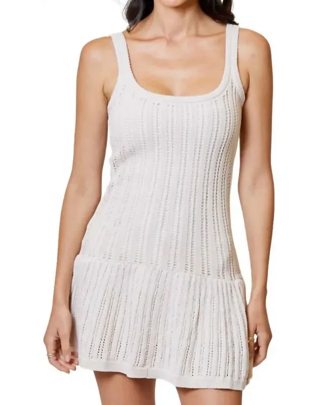 Allegra Scoop Neck Mini Dress