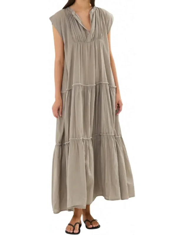Lorita V-neck Maxi Dress