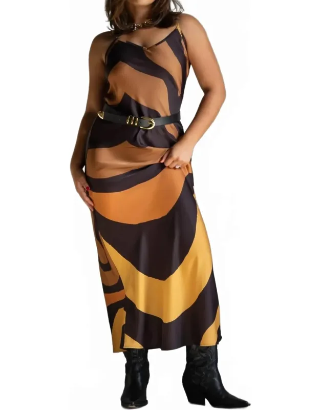 Lennon Zipslip - Dress Desert Swirling Wind