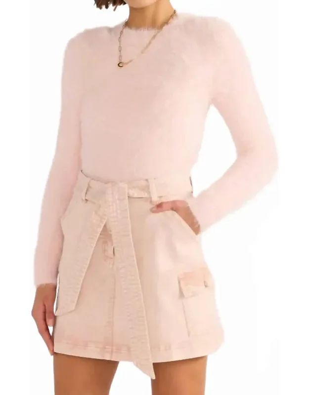 Dahlia Denim Mini Skirt