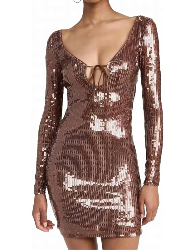 Sequin Mini Dress