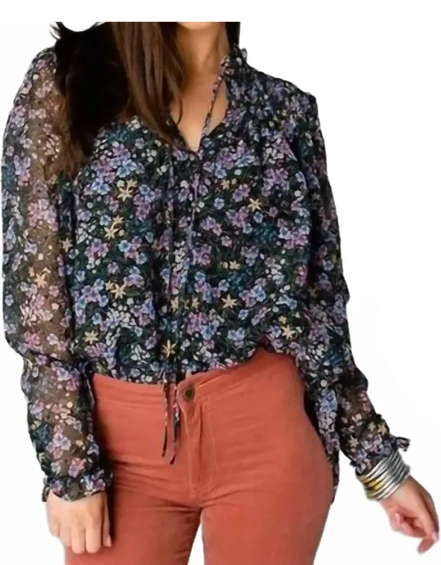 Everly Long Sleeve Button Up Blouse
