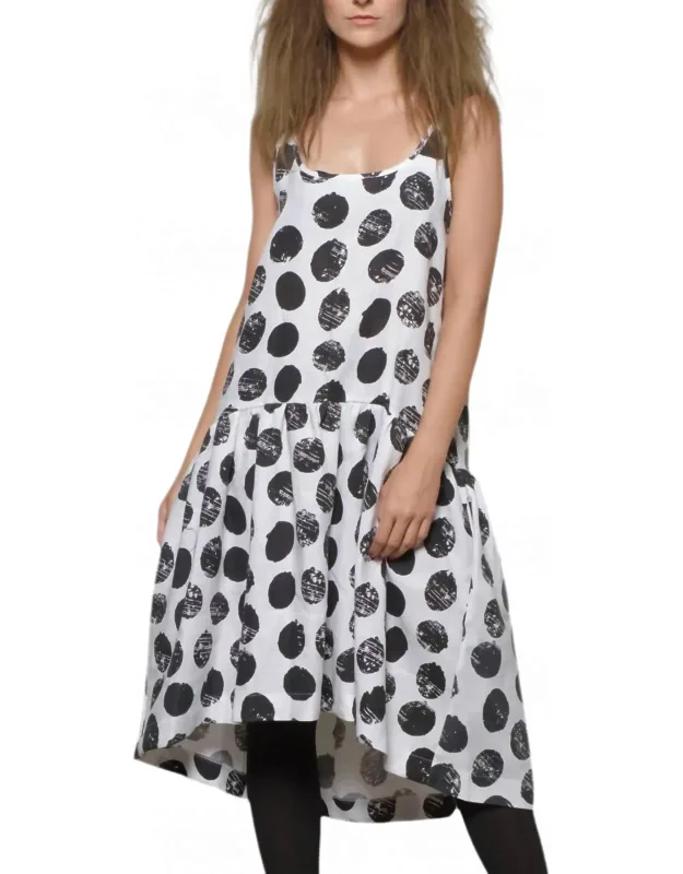 Linen Peplum Dress
