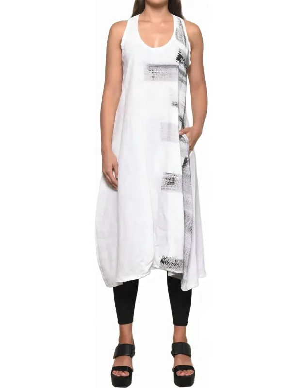 Linen Sleeveless Jumper Dress