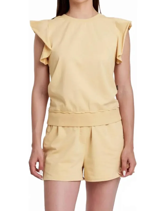 Sunshine Sleeveless Sweatshirt