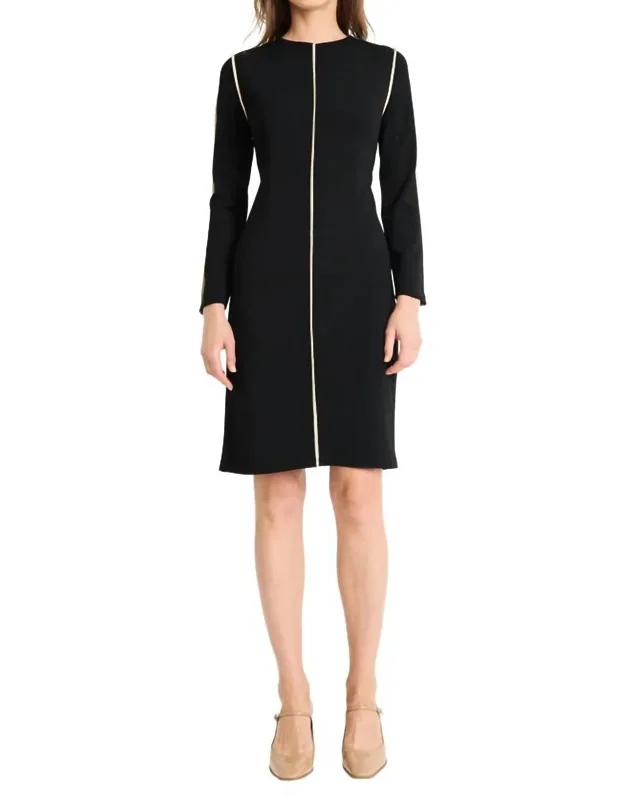 Scuba Crepe Sheath Dress