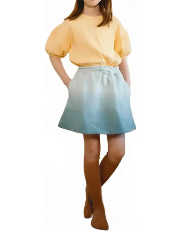 Organic Dipdyed August Skirt