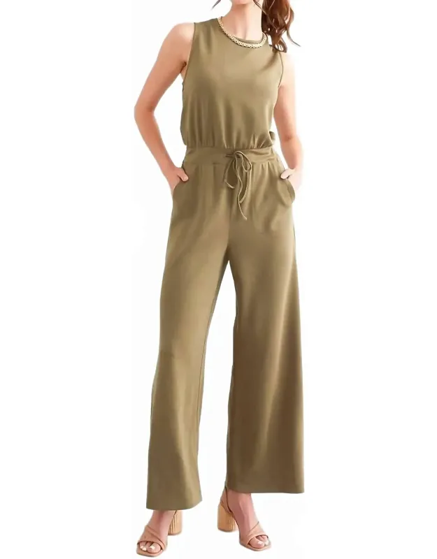 Solid Knit Jumpsuit