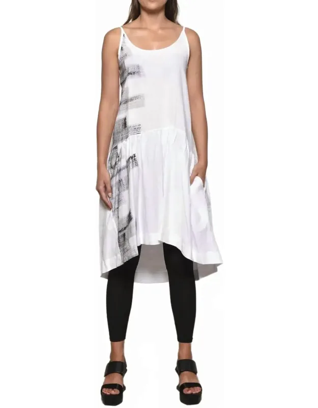 Linen Peplum Dress