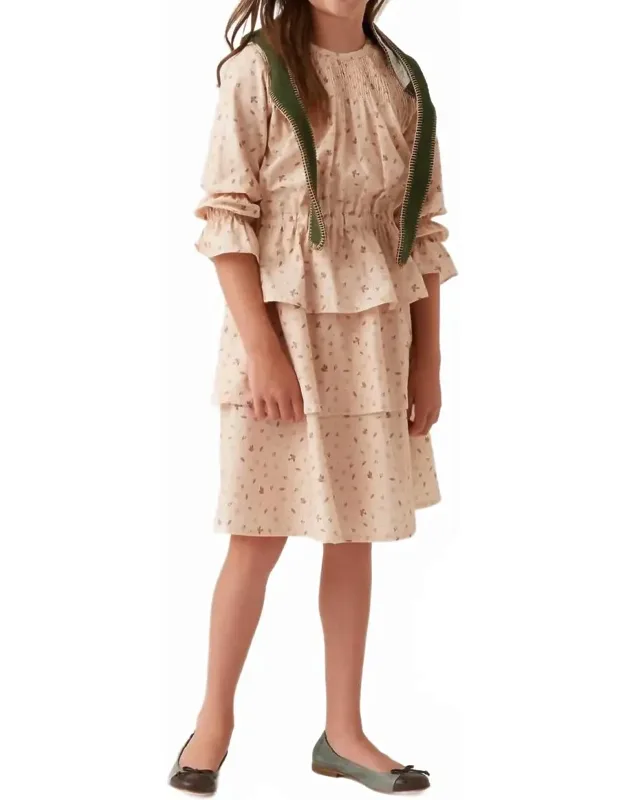 Organic Woodland Smocked Dress