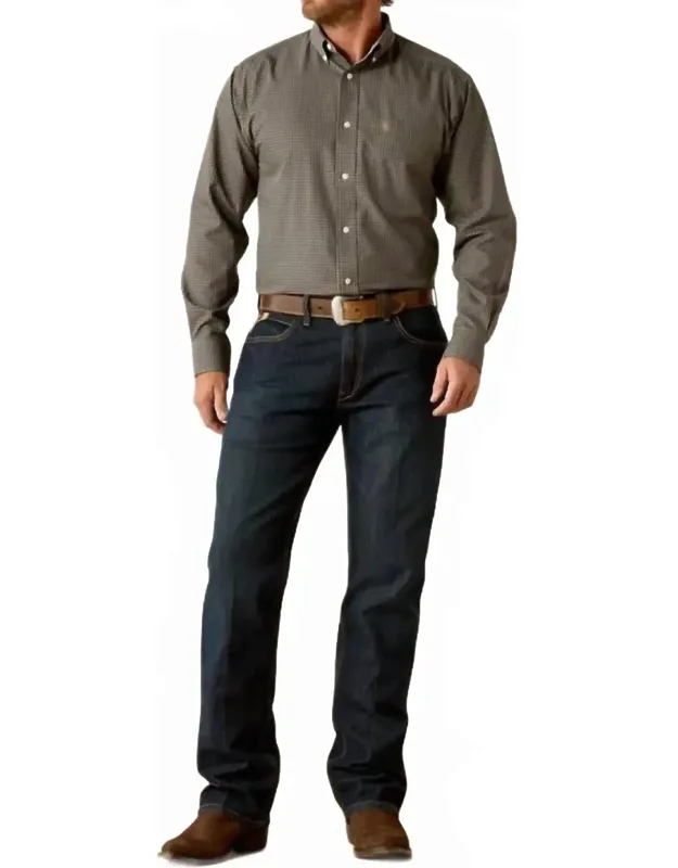 Wrinkle Free Ferris Button Down Western Shirt