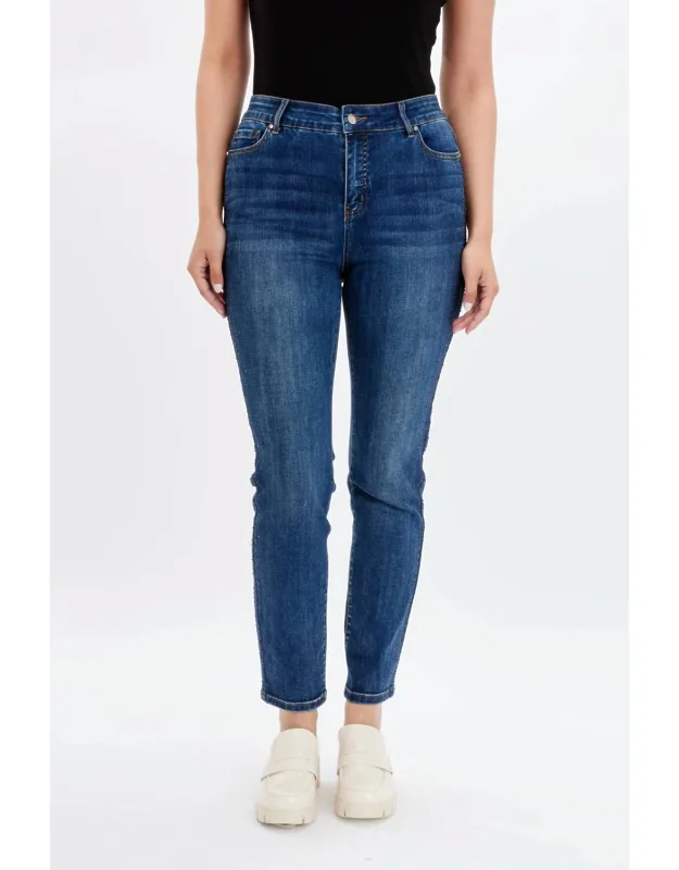 High Waisted Ankle Length Jeans