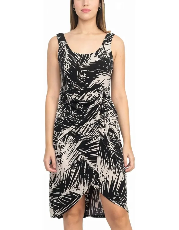 Printed Sleeveless Dress