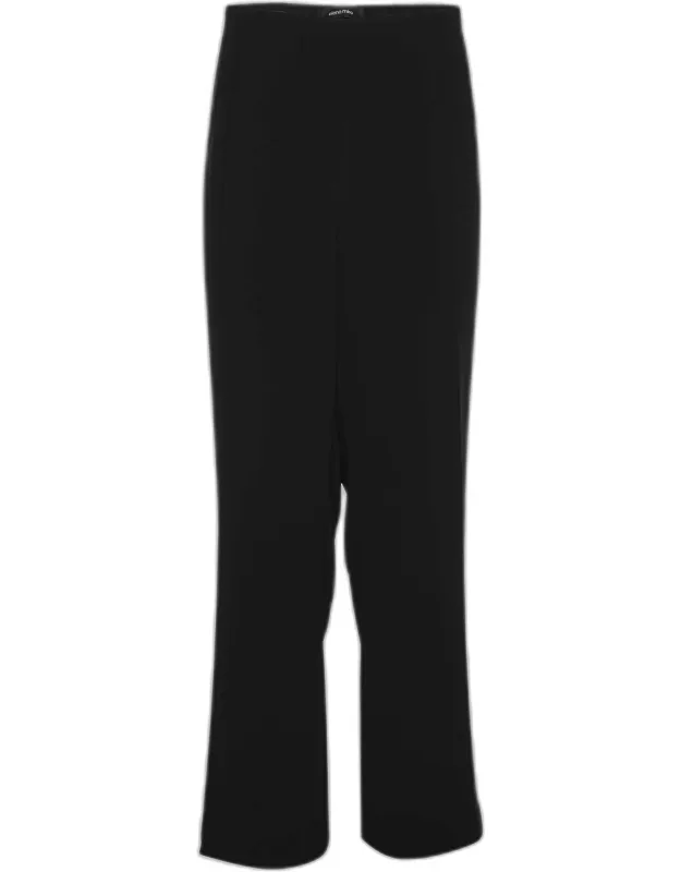 Crepe Straight Pants