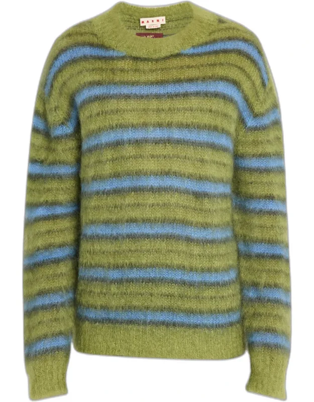 Mohair Striped Sweater