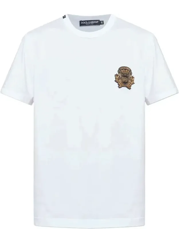 Crest Patch Cotton T-shirt