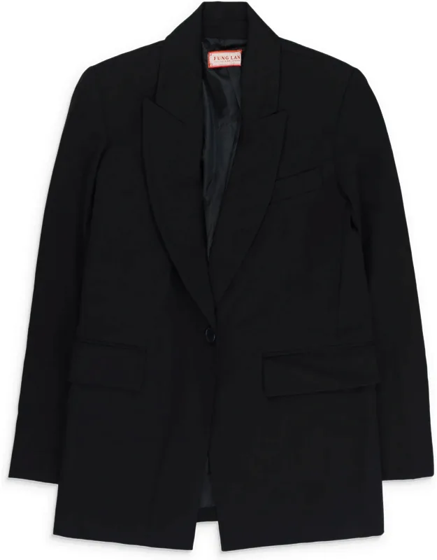 Peaked Lapel Blazer
