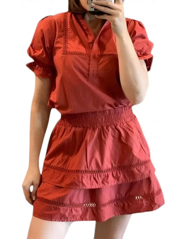 Eyelet Insert Skirt