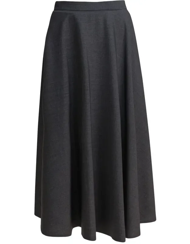 Tailored Long Skirt