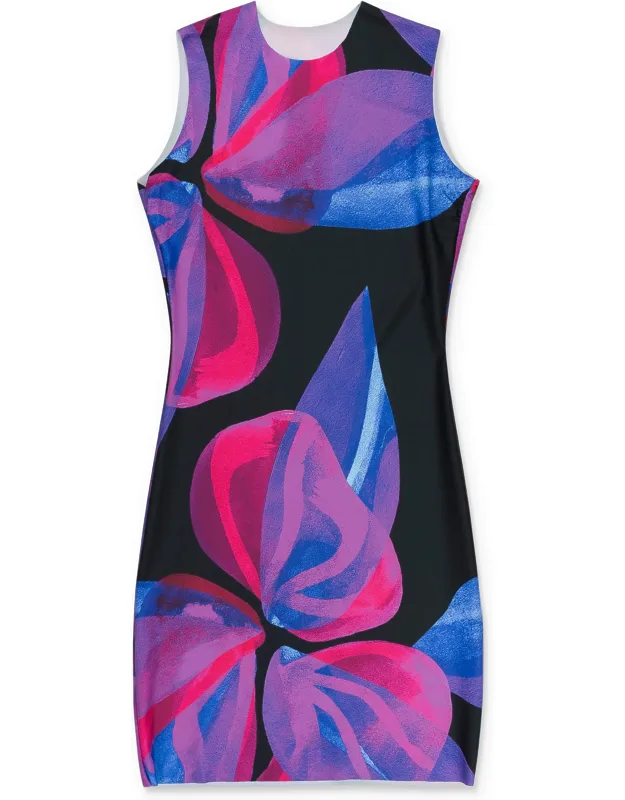 Medusa Print Beach Bum Sleeveless Dress
