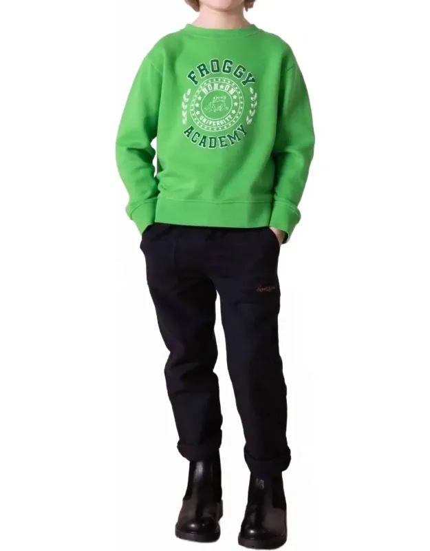 Froggy Academy Fleece Sweatshirt