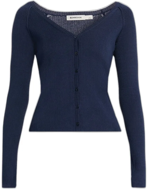 Darlene Silk-cashmere Cardigan