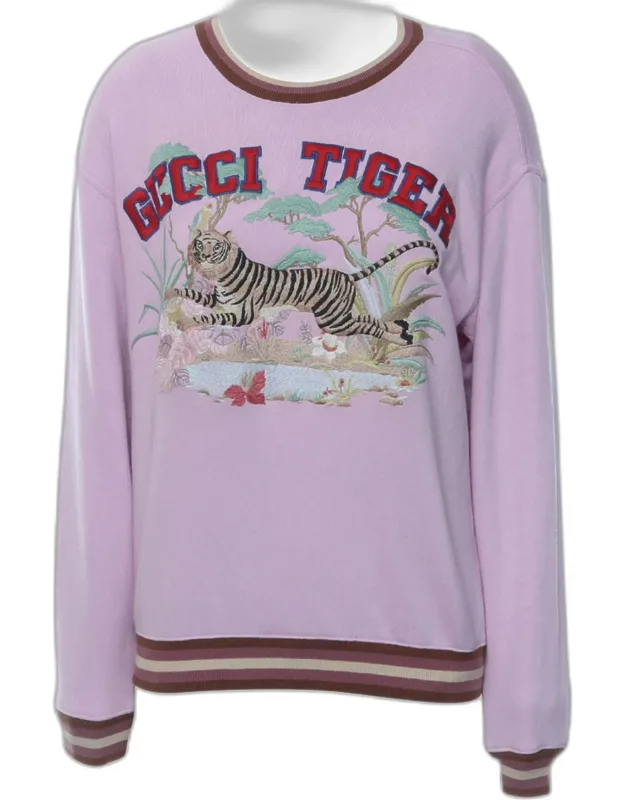 Tiger Embroidered Sweater