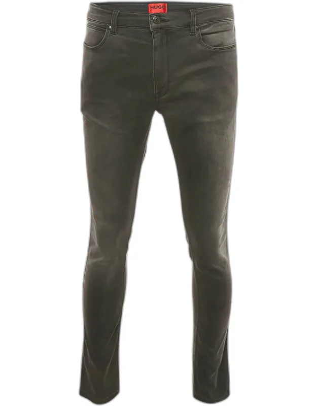 Washed Stretch Denim Jeans