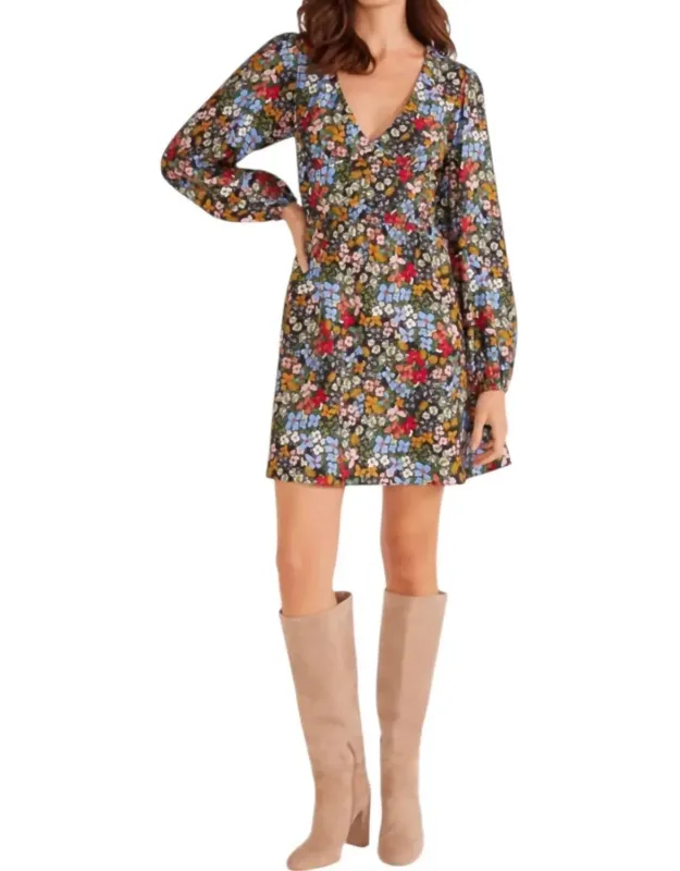 Josie Long Sleeve Mini Dress