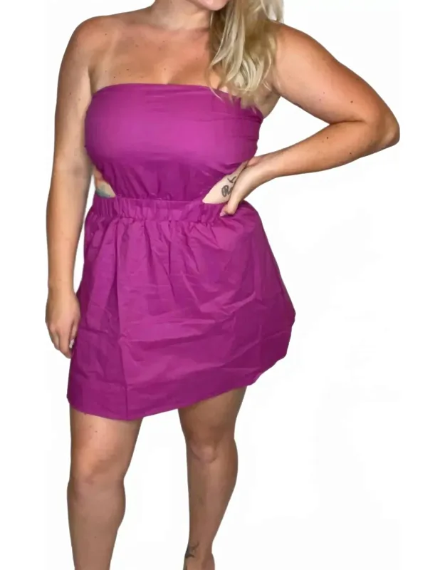 Strapless Mini Dress