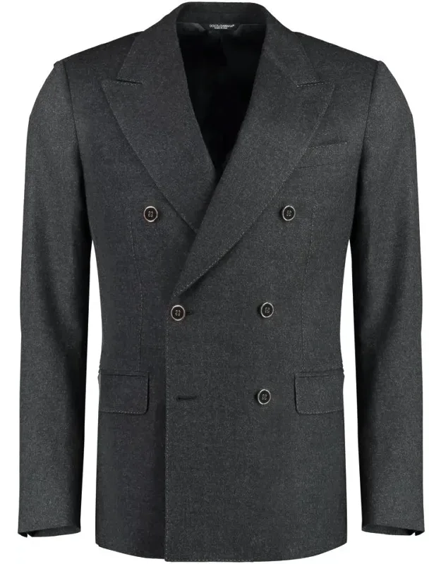 Double-breasted Wool Blazer