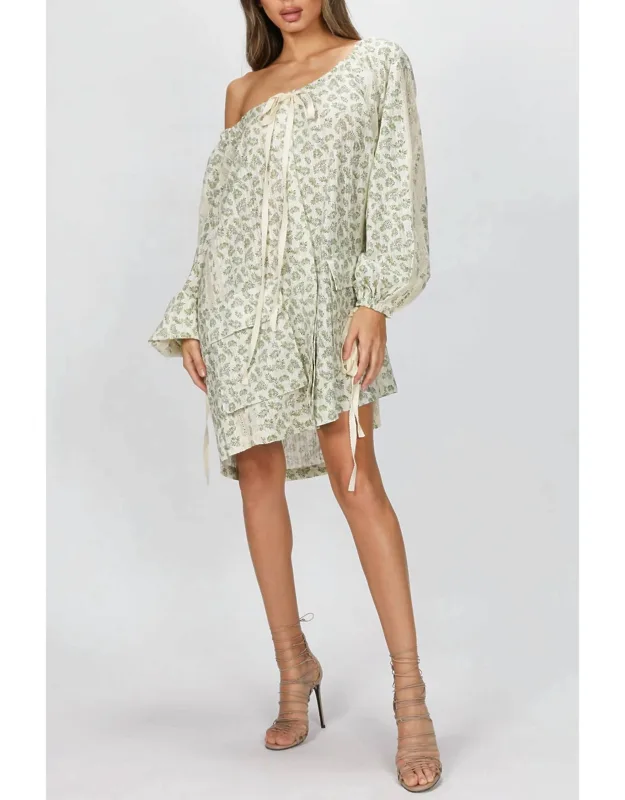 Off-the-shoulder Mini Dress