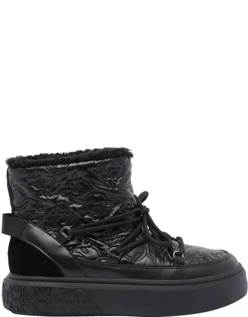 Boots Leather Upper Laces Closure