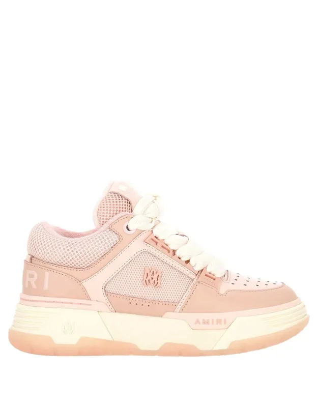 Sneakers With Delicate Perforations And Matching Logo Accent
