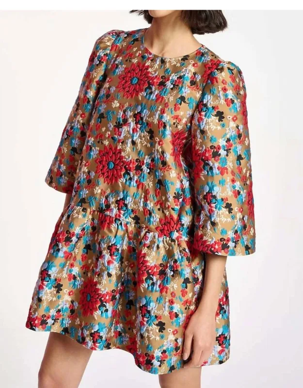 Camas Jacquard Swing Dress