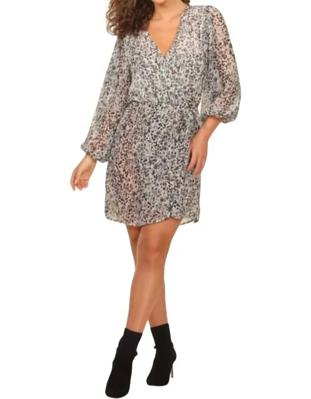 Chiffon Wrap Dress