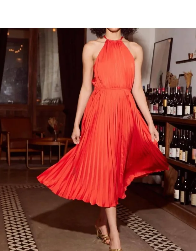 Kora Pleated Dress