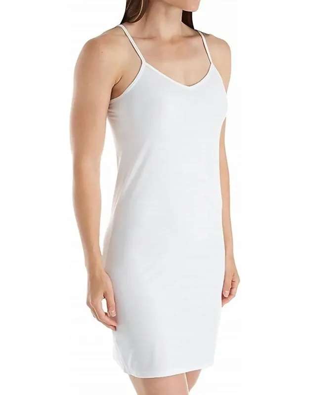 Silk Magic Microfiber Full Slip Dress