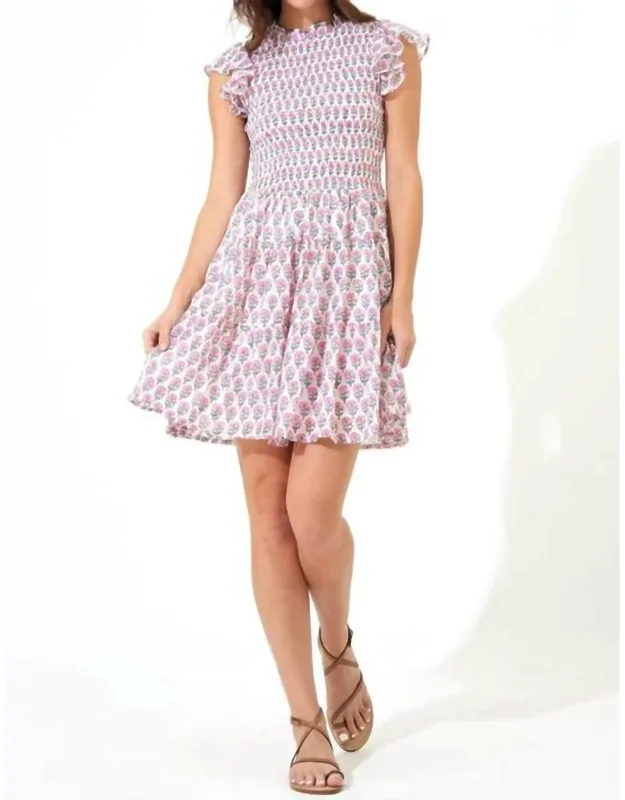 Smocked Flirty Short Dress