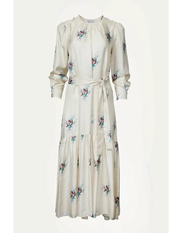 The Floral-print Silk Maxi Dress