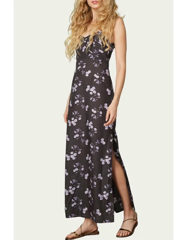 Floral-print Cotton Maxi Dress