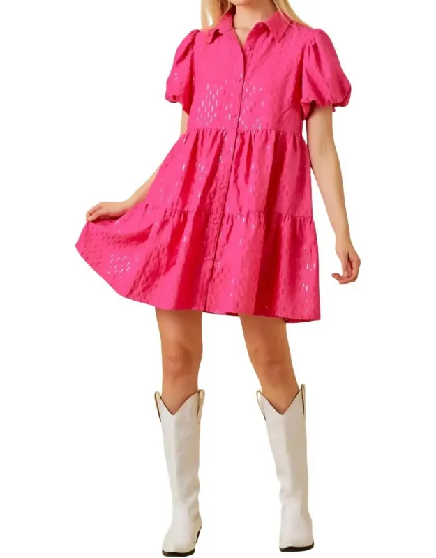 Sparkle Sequin Babydoll Dress