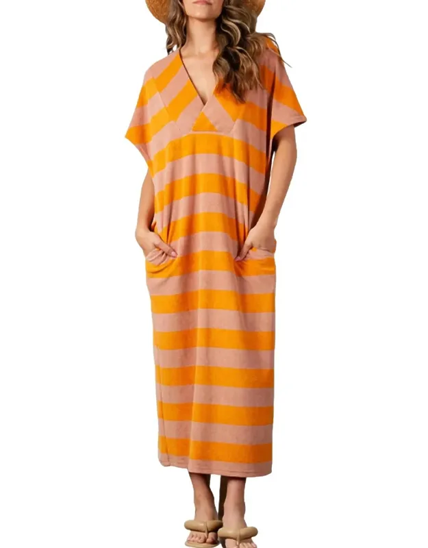 Striped Maxi Dress